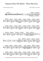 There She Goes - Sixpence None the Richer drum sheet music