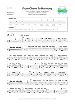 From Chaos to Harmony - Ian Brown drum sheet music