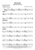 Believer - Imagine Dragons drum sheet music