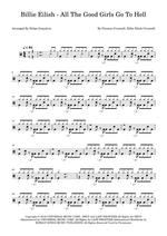 All the Good Girls Go to Hell - Billie Eilish drum sheet music
