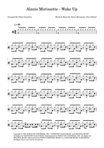 Wake Up - Alanis Morissette drum sheet music