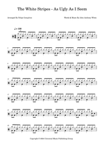 As Ugly As I Seem - The White Stripes drum sheet music