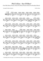 Son of Man - Phil Collins drum sheet music