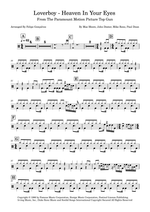 Heaven in Your Eyes - Loverboy drum sheet music