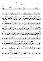 Drops of Jupiter (Tell Me) - Train drum sheet music