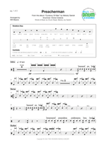 Preacherman - Chuck Staab drum sheet music