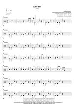 Kiss Me - Rea Garvey drum sheet music