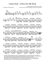 A Place for My Head - Linkin Park drum sheet music