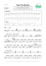 Pass the Dutchie - Musical Youth drum sheet music