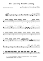 Keep on Dancing - Ellie Goulding drum sheet music