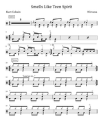 Smells Like Teen Spirit - Nirvana drum sheet music