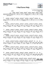 I Had Some Help (feat. Morgan Wallen) - Post Malone drum sheet music
