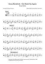 Get Back Up Again - Anna Kendrick drum sheet music