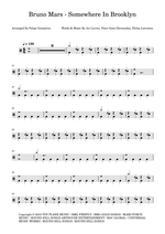 Somewhere in Brooklyn - Bruno Mars drum sheet music