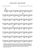 Eyes on Me - Celine Dion drum sheet music