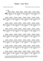 Lyin' Eyes - Eagles drum sheet music