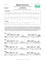 Maybe Tomorrow - Stereophonics drum sheet music