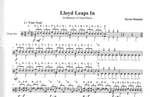 Lloyd Leaps In - Byron Mutnick drum sheet music