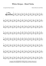Hotel Yorba - The White Stripes drum sheet music