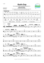 God's Cop - Happy Mondays drum sheet music
