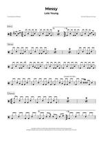 Messy - Lola Young drum sheet music