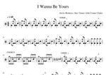 I Wanna Be Yours - Arctic Monkeys drum sheet music
