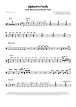 Uptown Funk (feat. Bruno Mars) - Mark Ronson drum sheet music