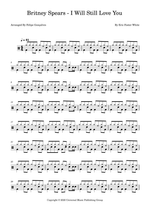 I Will Still Love You - Britney Spears drum sheet music
