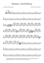 God of Nations - Newsboys drum sheet music