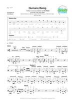 Humans Being - Van Halen drum sheet music