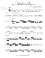 Reign Above It All - Paul Mcclure and Hannah Mcclure drum sheet music