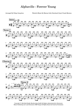 Forever Young - Marian Gold drum sheet music