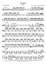Assassin - Muse drum sheet music