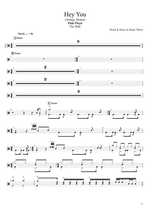 Hey You - Pink Floyd drum sheet music