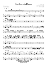 Shot Down in Flames - AC/DC drum sheet music