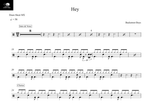 Hey - Backstreet Boys drum sheet music