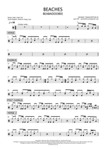 Beaches - beabadoobee drum sheet music