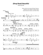 Drop Dead Beautiful - Britney Spears drum sheet music