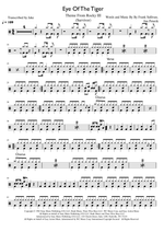 Eye of the Tiger - Survivor drum sheet music