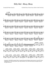 Mony Mony - Billy Idol drum sheet music