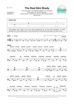 The Real Slim Shady - Eminem drum sheet music