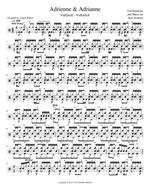 Adrienne and Adrienne Happen to Bossa Nova - Vulfpeck drum sheet music