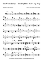 The Big Three Killed My Baby - The White Stripes drum sheet music