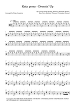 Dressin' Up - Katy Perry drum sheet music