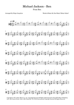 Ben - Michael Jackson drum sheet music