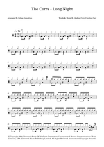 Long Night - The Corrs drum sheet music
