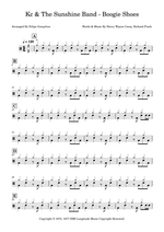 Boogie Shoes - Kc and the Sunshine Band drum sheet music
