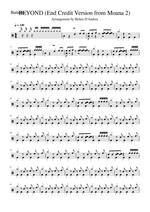 Beyond (End Credit Version) - Opetaia Foa'i drum sheet music