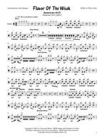 Flavor of the Weak - American Hi Fi drum sheet music