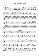 Love Without Tears - HIM drum sheet music